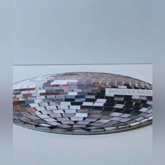 Silver Disco Mousepad - Picture 2 of 5